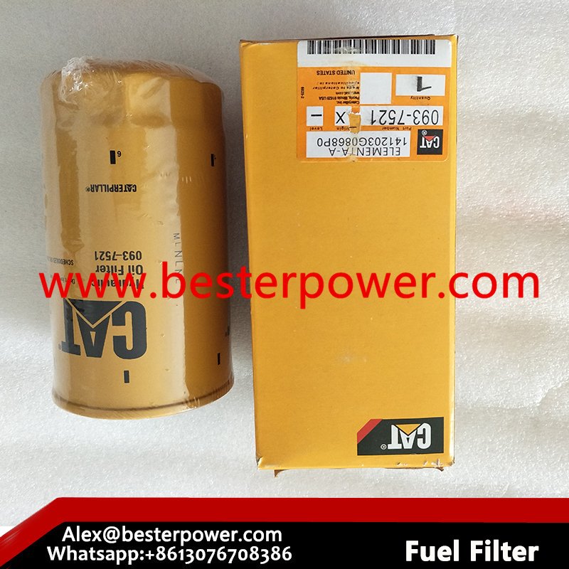 093-7521 0937521 oil filter use for CAT Diesel Engine Parts Truck