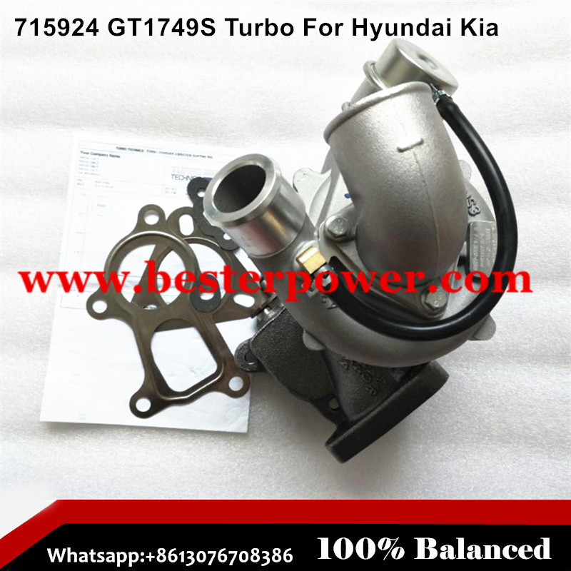  GT1749S Hyundai Kia Sportage Truck Porter 4D56TCI Turbo 28200-42700 715924-0001 715924-5004S 715924-0003