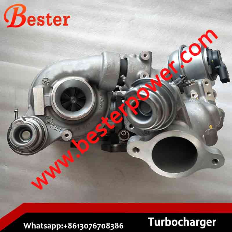 Twin TURBO 810356-1 810357-2 SH01-13700 SH0113700 810356 810357 QH300540K Turbocharger for Mazda 6 CX5 2.2 D 2.2T Engine