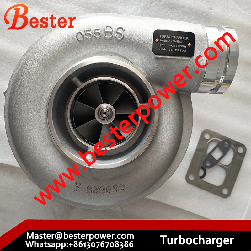 RE29308 RE29810 RE31258 RE47045 RE47047 T04E45 Turbocharger for John Deere Agricultural 6466T 6466CID Engine